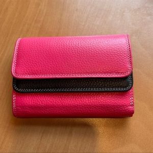Hot pink ladies wallet